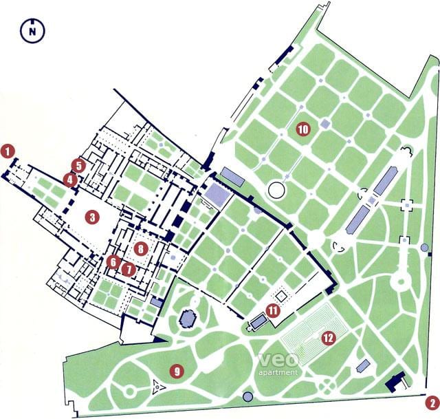 алькасар Севіллі карце