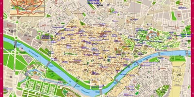 Карта Севіллі вобласці