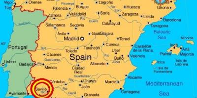 Іспанія севілья карта